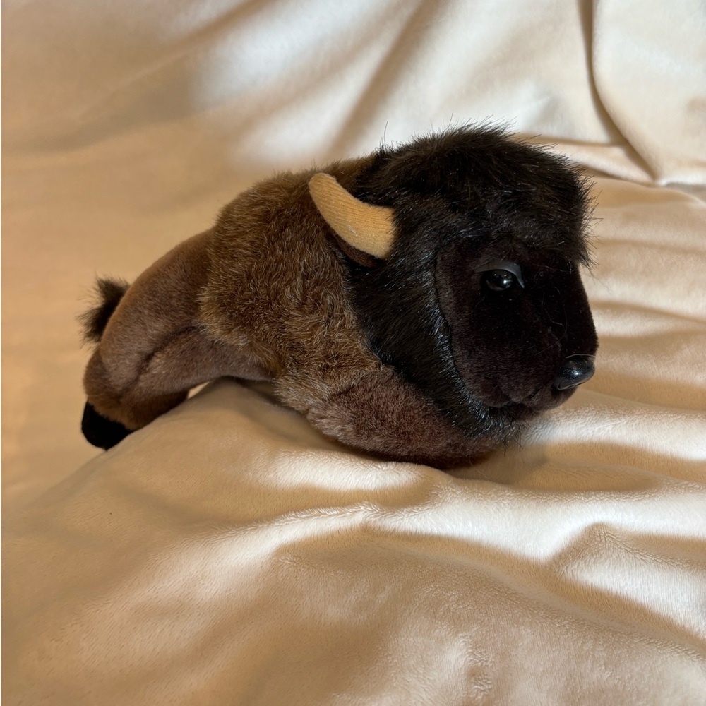 Plush Brown & Black Buffalo